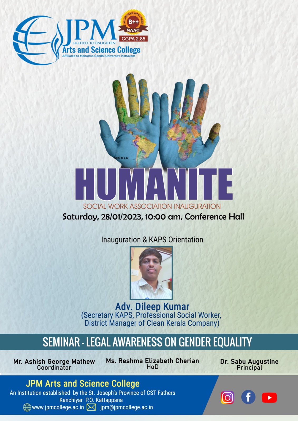 HUMANITE - Social Work Association inauguration